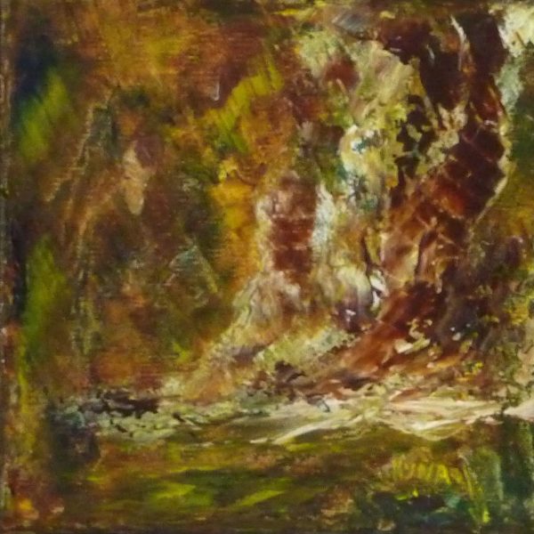 Surprise, peinture abstraite, Kyna de Schouël artiste peintre