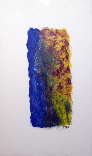 Pachamama, art abstrait, Kyna de Schouël artiste peintre